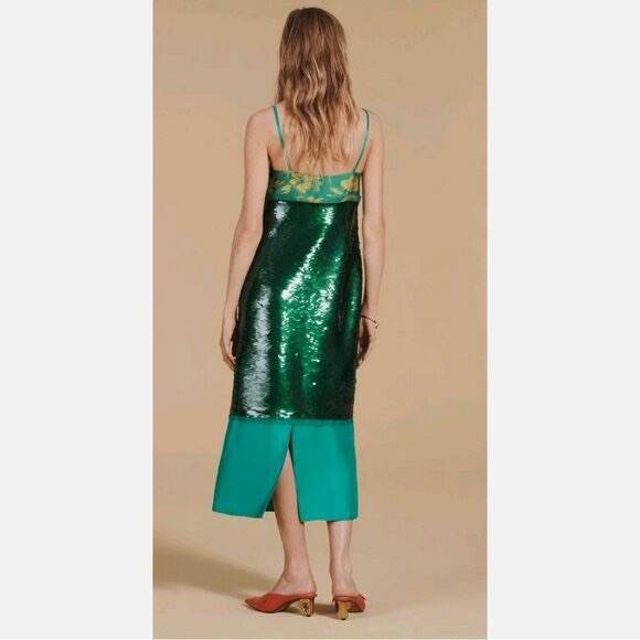 NWT Zara SS24 Mixed Sequin Long Dress Studio Collection Limited Edition - Picture 6 of 10
